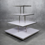 4 Tier Square Display Table A62